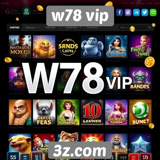 Exploração das opções de jogos disponíveis no w78 vip