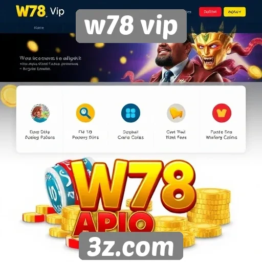Análise das funcionalidades do site de jogos w78 vip